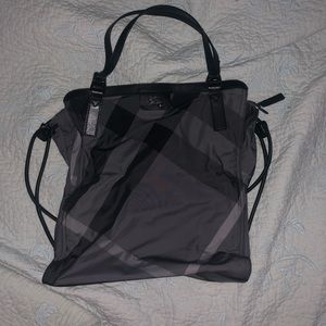 Grey Burberry tote bag